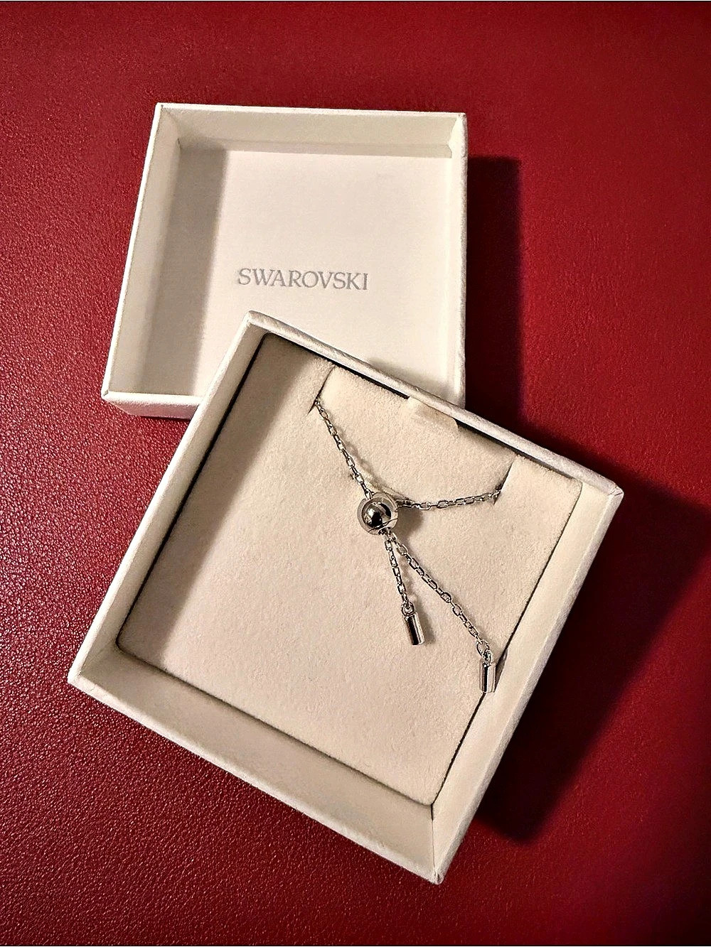 Swarovski Rhodium Finish Necklace